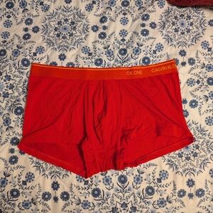 🩲 3/$20-Calvin Klein Men's orange trunks